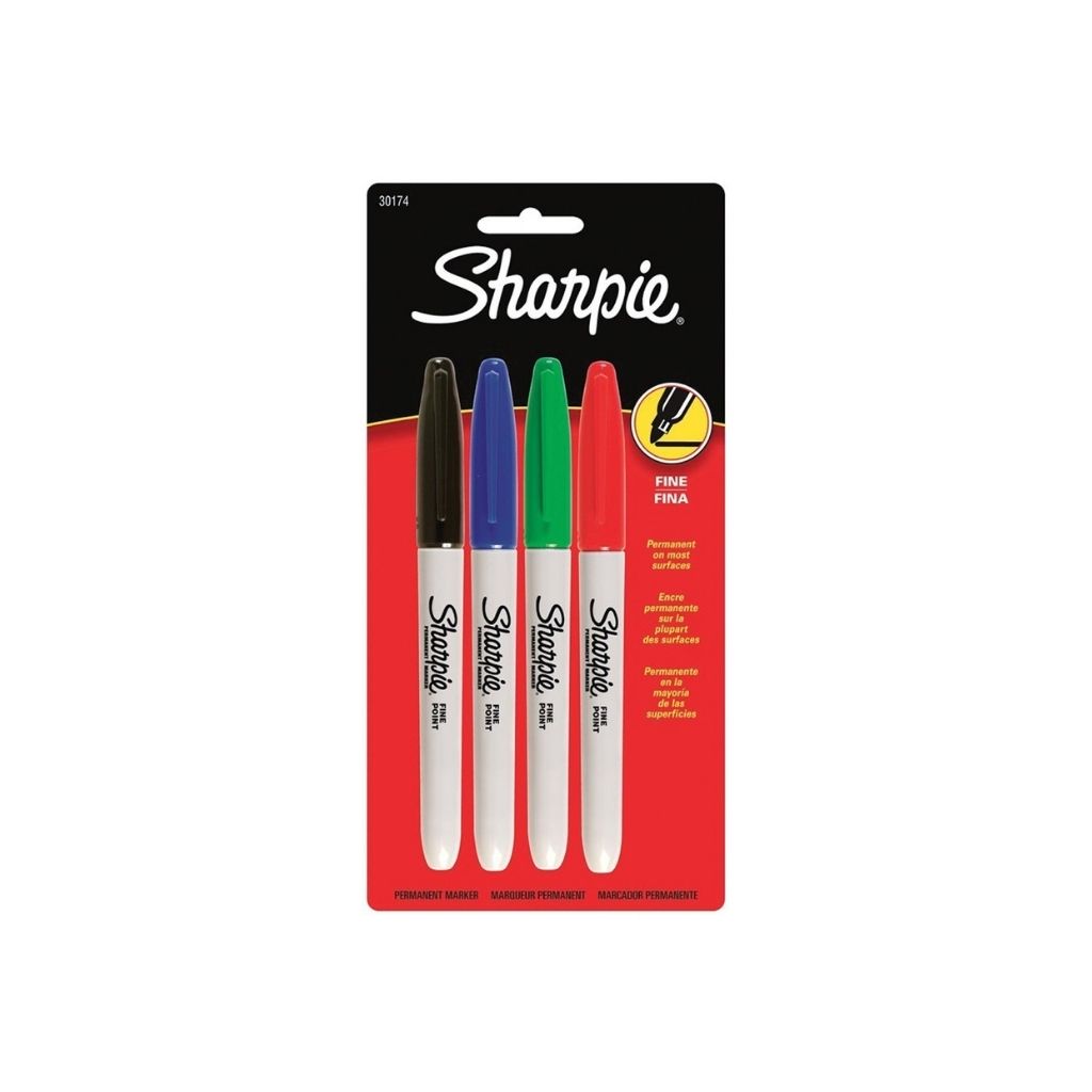 JUEGO DE FELPAS SHARPIE FINA  4/1 BLISTER DURO PAQ. 6