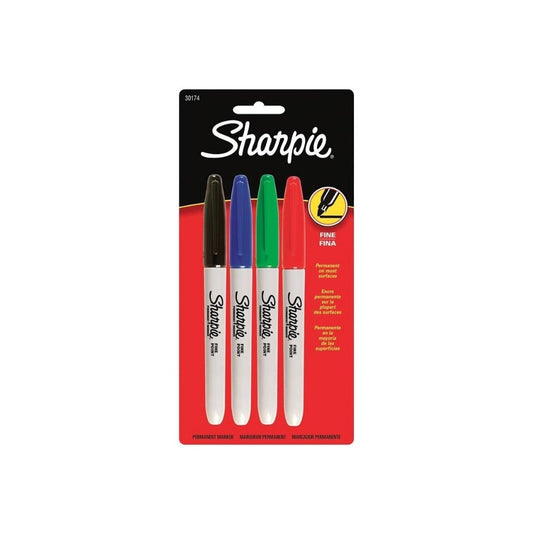 JUEGO DE FELPAS SHARPIE FINA  4/1 BLISTER DURO PAQ. 6