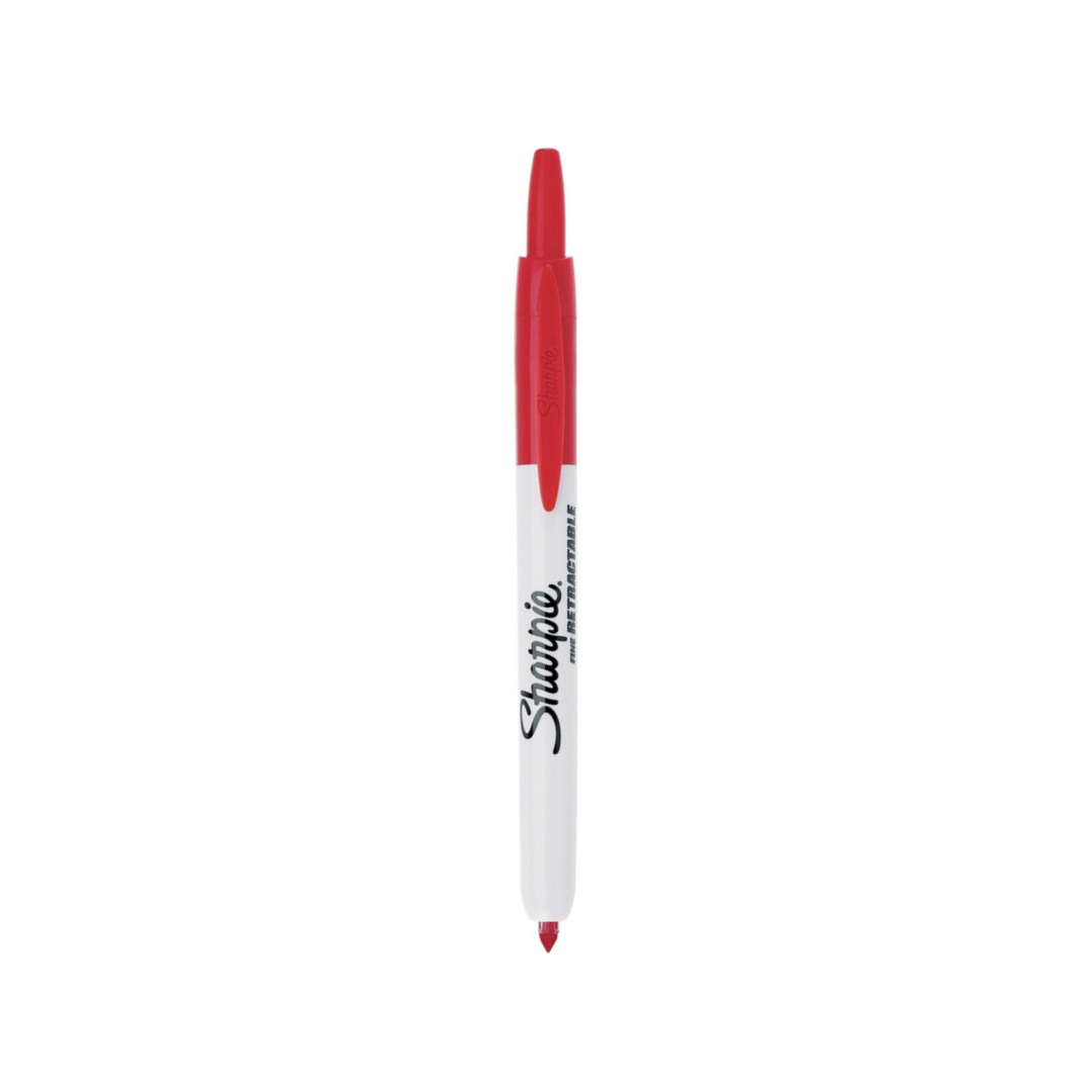 FELPAS PERMANENTE SHARPIE RT FINA ROJA PAQ. 12