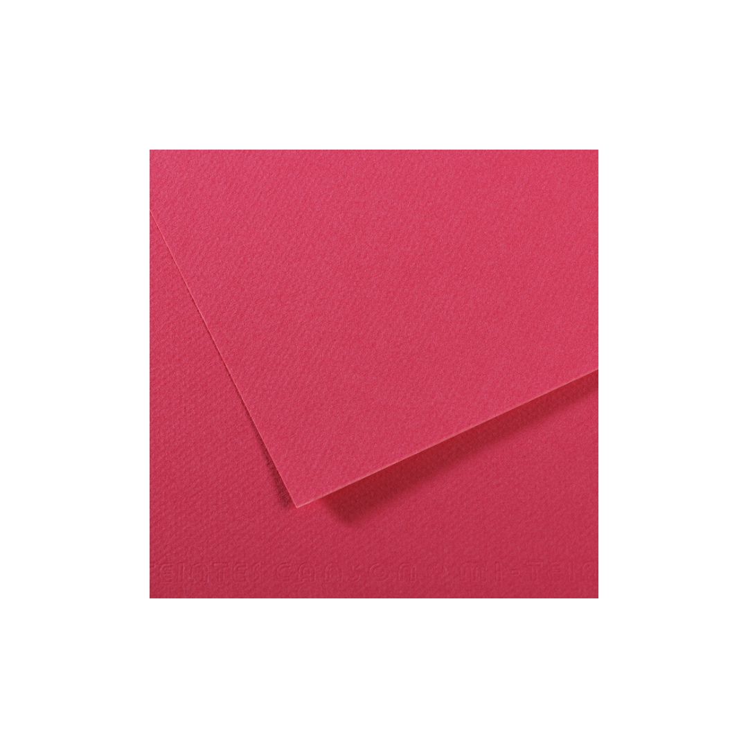 PAPEL MI-TEINTES (50 X 65 cm)ROJO FRAMBUESA