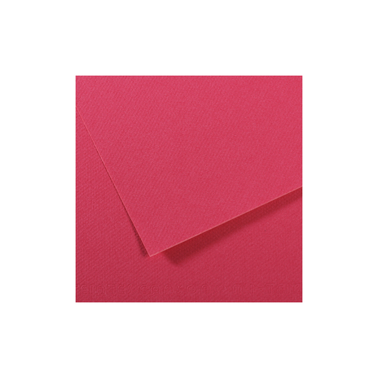 PAPEL MI-TEINTES (50 X 65 cm)ROJO FRAMBUESA