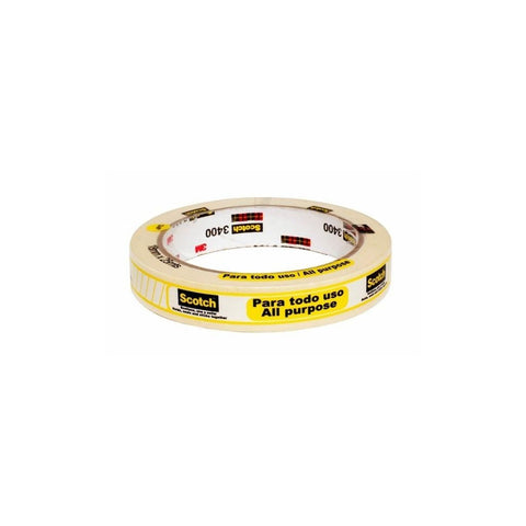 MASKING TAPE 3/4 X 25 MT (18mm) PAQ. 12