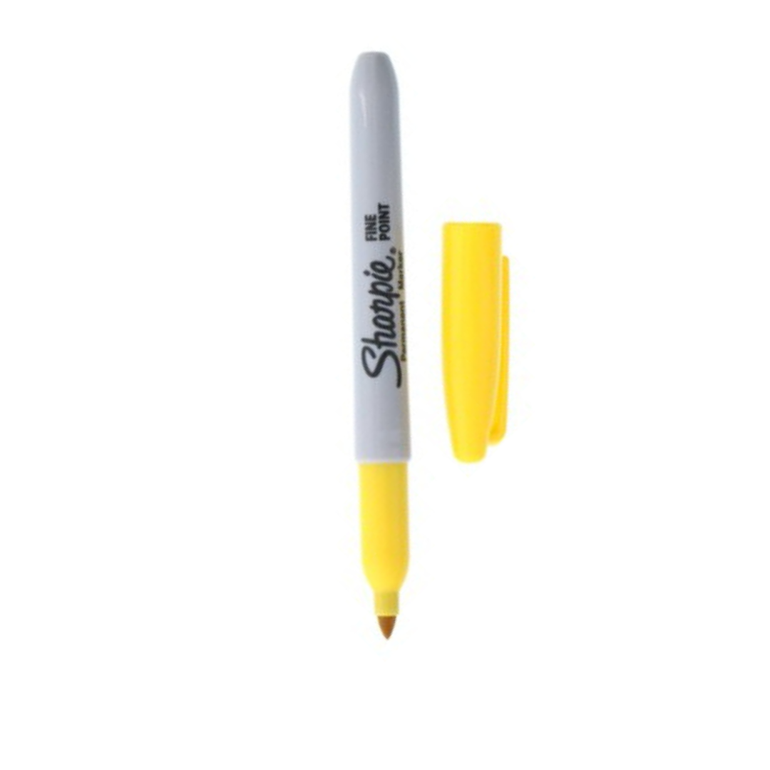 FELPAS PERMANENTE SHARPIE FINA AMARILLO PAQ. 12