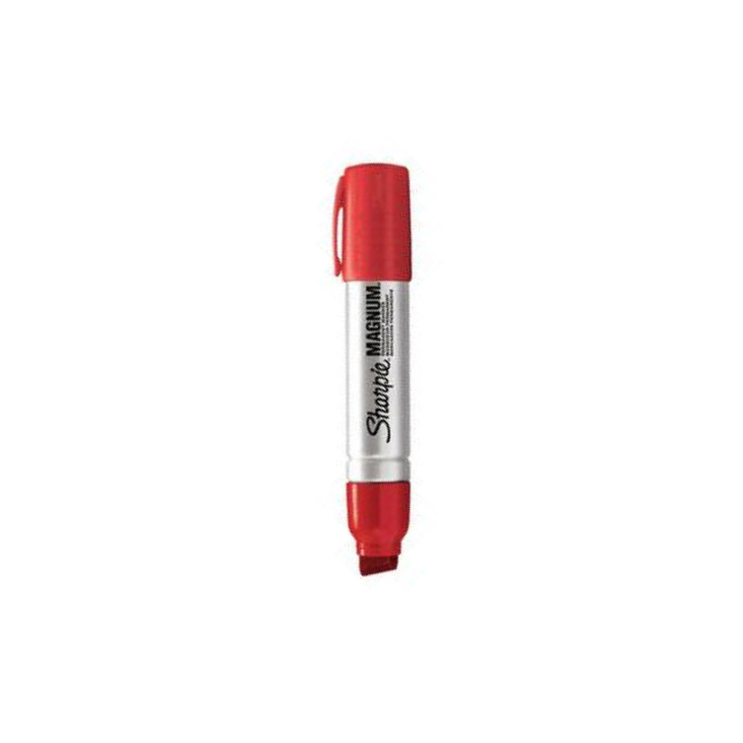MARCADOR PERMANENTE SHARPIE MAGNUM ROJA PAQ. 12