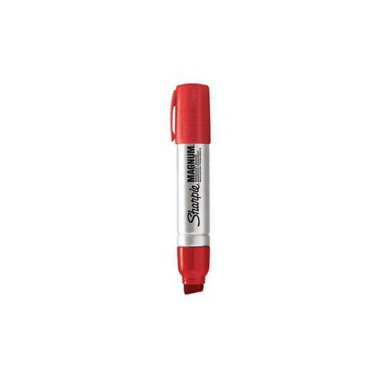 MARCADOR PERMANENTE SHARPIE MAGNUM ROJA PAQ. 12