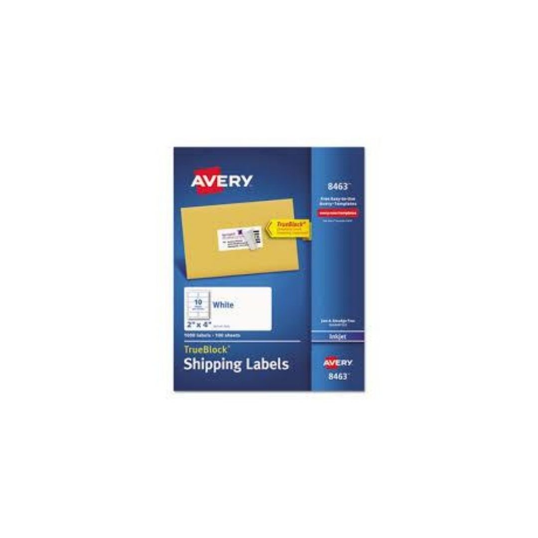 ETIQUETAS P/PRINTER (2 X 4) INKJET 1000 LABELS UNIDAD 1