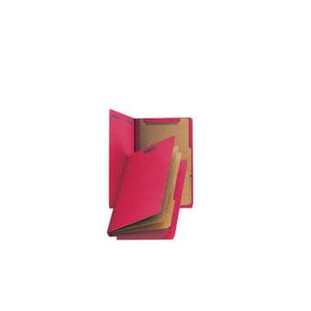 FOLDERS PARTITION (8.5 X 11) 6 DIV. ROJO EX. PAQ. 15