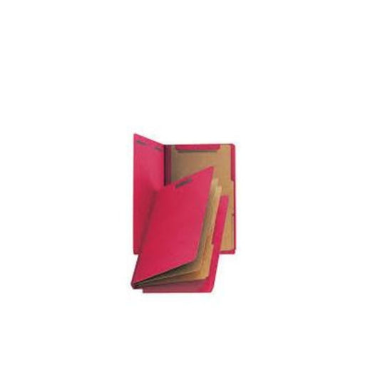 FOLDERS PARTITION (8.5 X 11) 6 DIV. ROJO EX. PAQ. 15