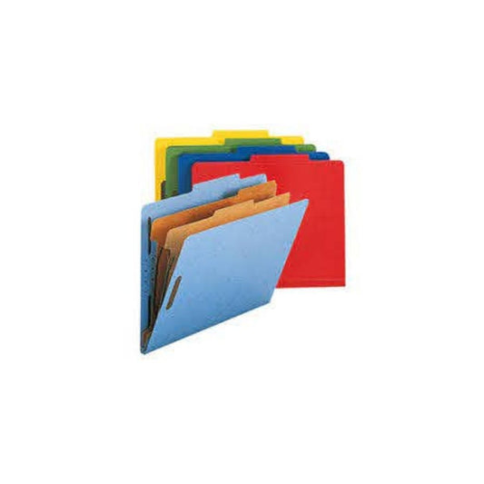 FOLDERS PARTITION (8.5 X 11) 4 DIV. NEGRO PAQ. 20