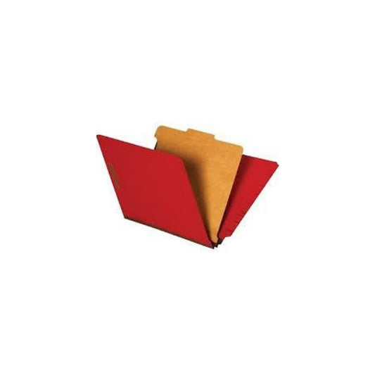 FOLDERS PARTITION (8.5 X 11) 4 DIV. ROJO EX. PAQ. 20