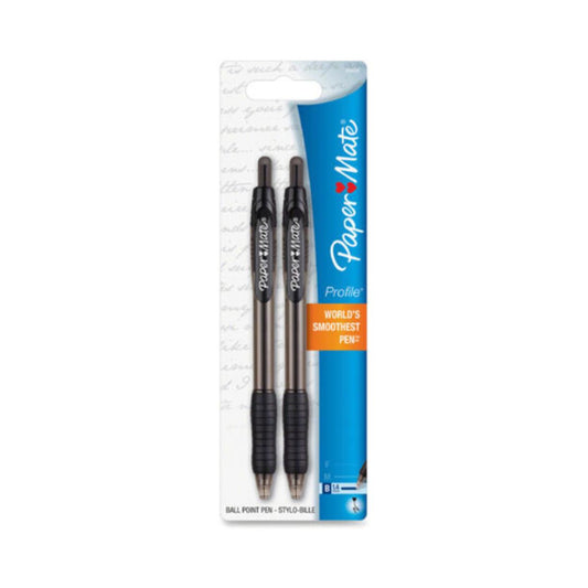 BOLIGRAFOS PROFILE 1.4mm 2/1 NEGRO CLICK PEN