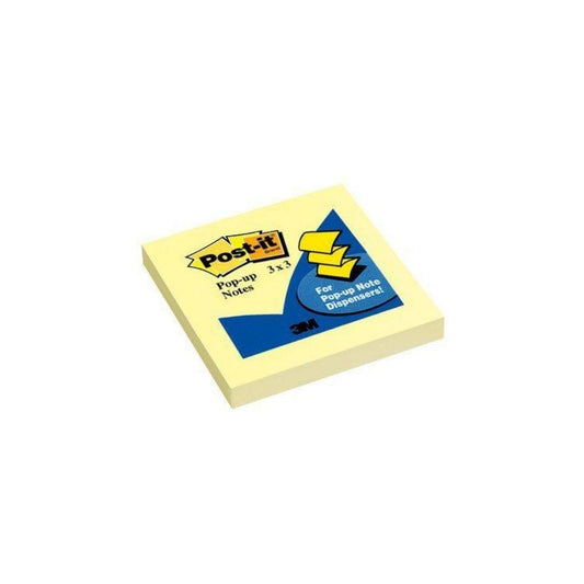 POST-IT 3 X 3 POP UP AMARILLO PAQ. 12