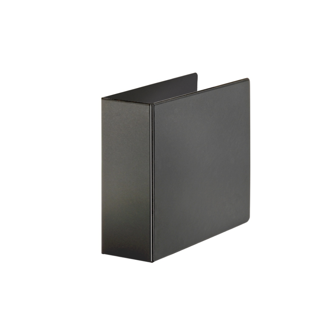 CARPETAS 5" C/PLASTICO FRONTAL NEGRA ARG D PAQ. 8