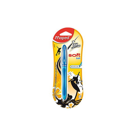 BOLIGRAFOS CAPUCHON FREEWRITER MED. AZUL BLISTER PAQ. 12