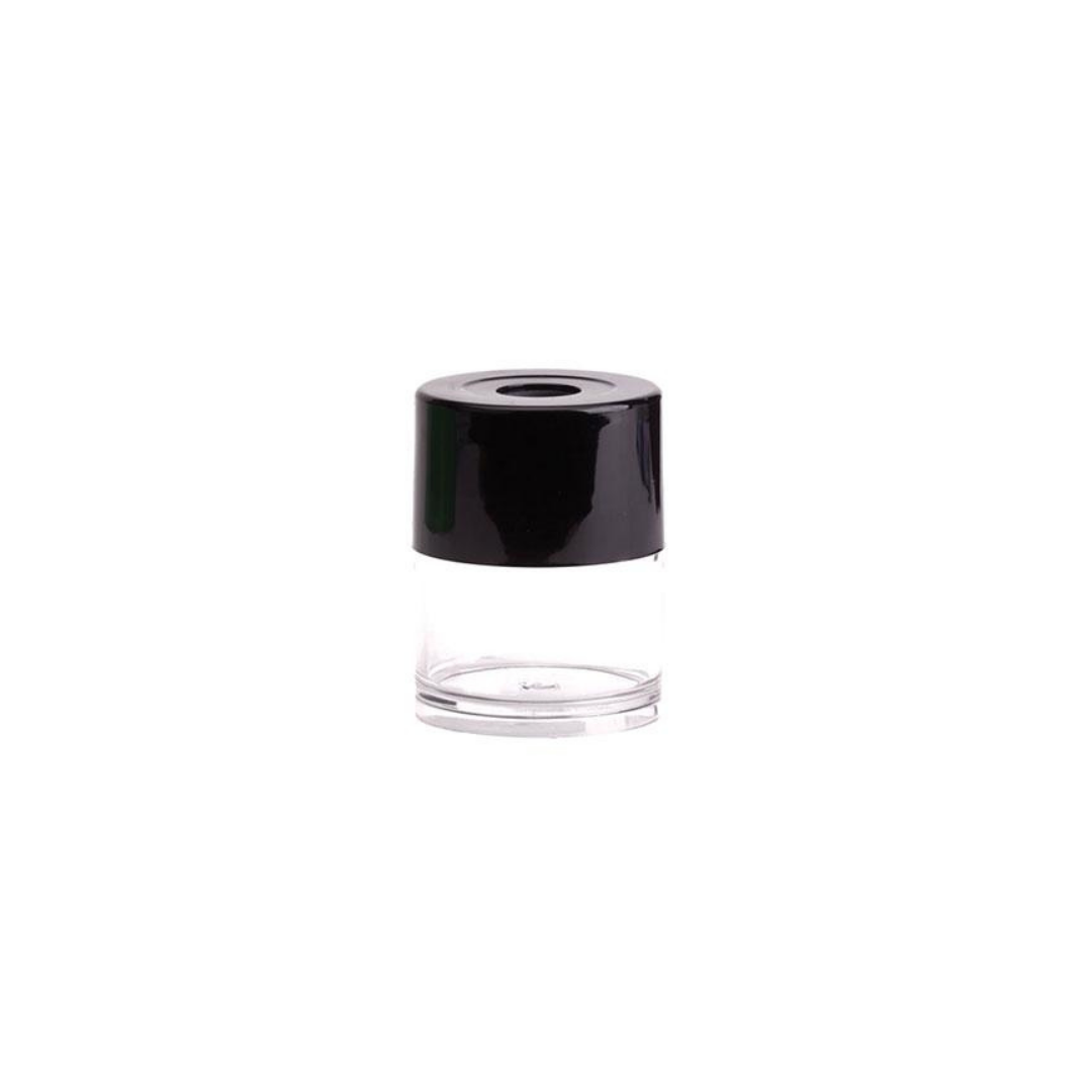 PORTACLIPS REDONDO NEGRO PAQ. 12