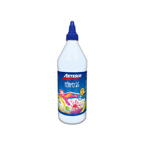 TEMPERA 250 ML BLANCO PAQ. 3