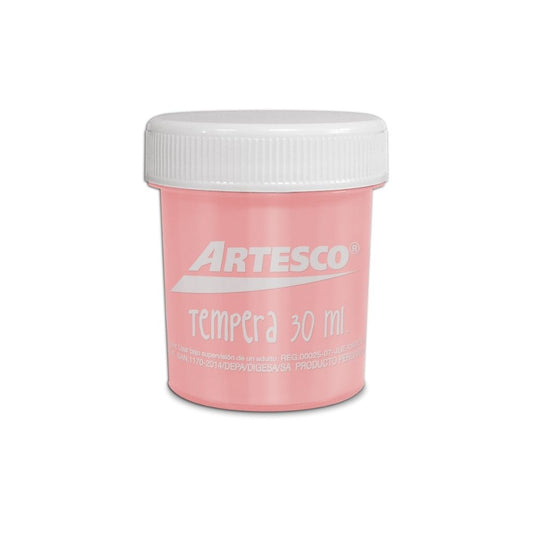 TEMPERA  30 ML ROSADO PAQ. 30