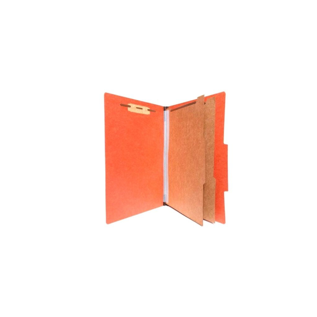 FOLDERS PARTITION (8.5 X 13) 6 DIV. MARRON PAQ. 15