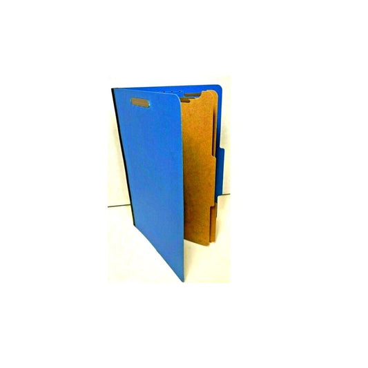 FOLDERS PARTITION (8.5 X 13) 6 DIV. AZUL OSC. PAQ. 15