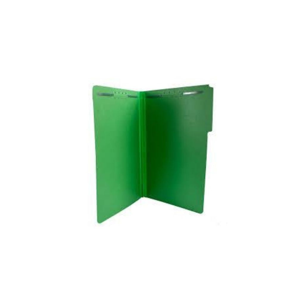 FOLDERS PARTITION SIMPLE (8.5 X 11) VERDE OSC. 2 G. PAQ. 25