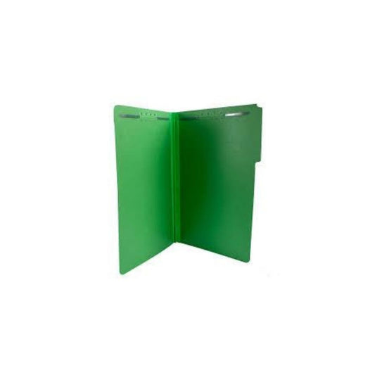 FOLDERS PARTITION SIMPLE (8.5 X 11) VERDE OSC. 2 G. PAQ. 25