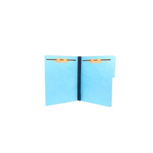 FOLDERS PARTITION SIMPLE (8.5 X 11) AZUL 2 G. PAQ. 25