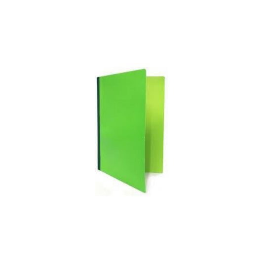 FOLDERS PARTITION SIMPLE (8.5 X 11) VERDE 2G. PAQ. 25