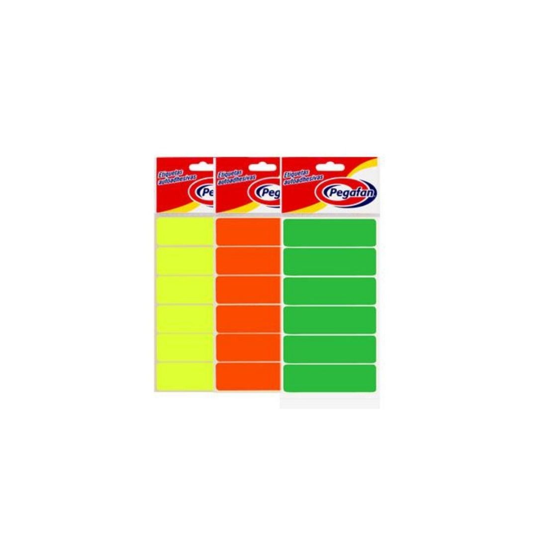 ETIQUETAS (1 X 3) ROJO 100/1 (23.5x76mm) PAQ. 12