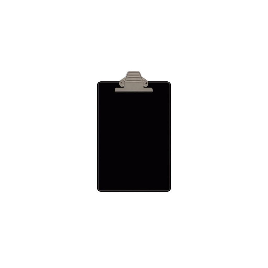 TABLA ARCHIVADORA PLASTICA A4 NEGRO PAQ. 25