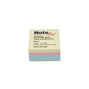 POST-IT (3 X 3) PASTEL NOTE FIX 4/1 CUBO PAQ. 12