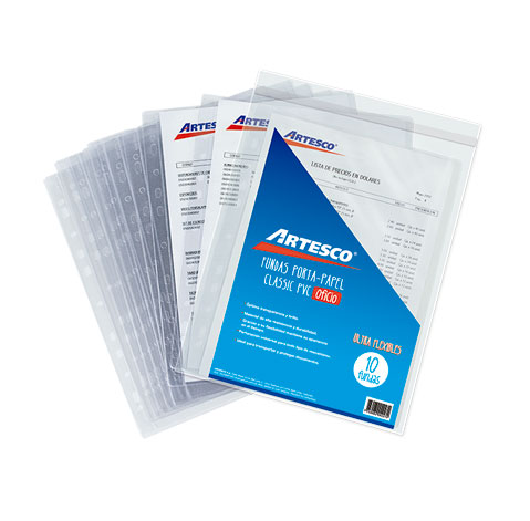 HOJAS PLASTICAS P/CARPETAS MED. 100/1 (W251L) UNIDAD 1