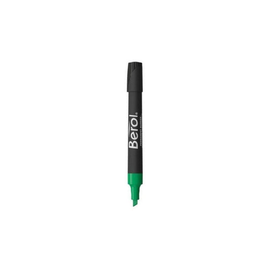 MARCADOR PERMANENTE BEROL 12/1 VERDE UNIDAD 1