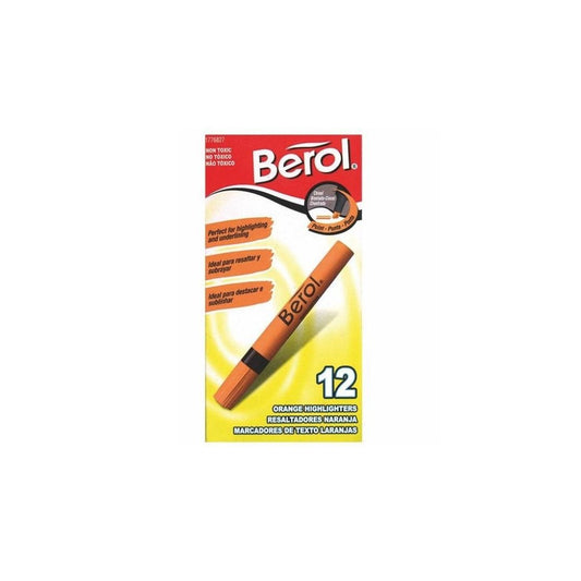 RESALTADOR BEROL 12/1 NARANJA UNIDAD 1
