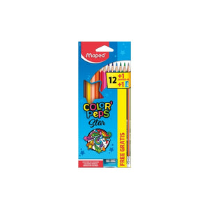 JUEGO LAPICES COLORES COLOR PEPS STAR 12/1 C/OFERTA PAQ. 12