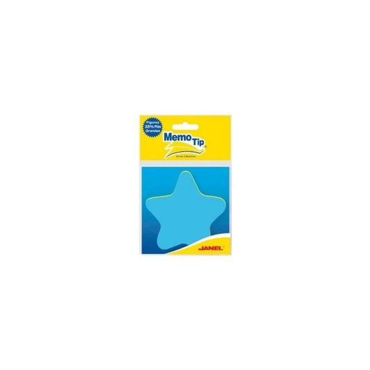 NOTAS ADHESIVAS FIGURAS (3.2 X 3.2) 50H ESTRELLA BL PAQ. 12