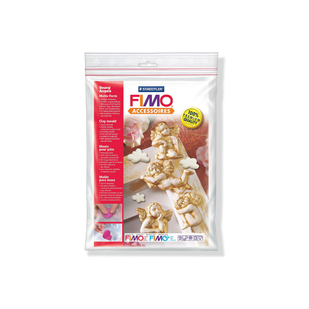 MOLDES P/MASILLA FIMO ANGELITOS