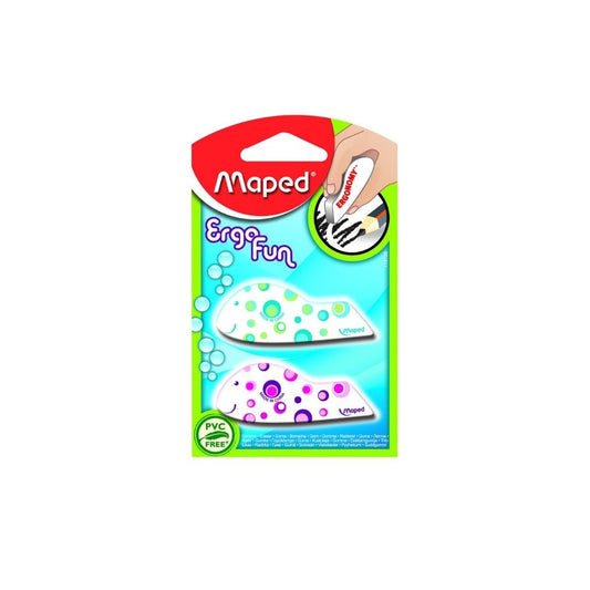 GOMAS DE BORRAR ERGO FUN 2/1  BLISTER PAQ. 12
