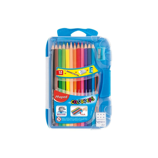 JUEGO LAPICES COLORES 12/1 + OFERTA PEPS PAQ. 12