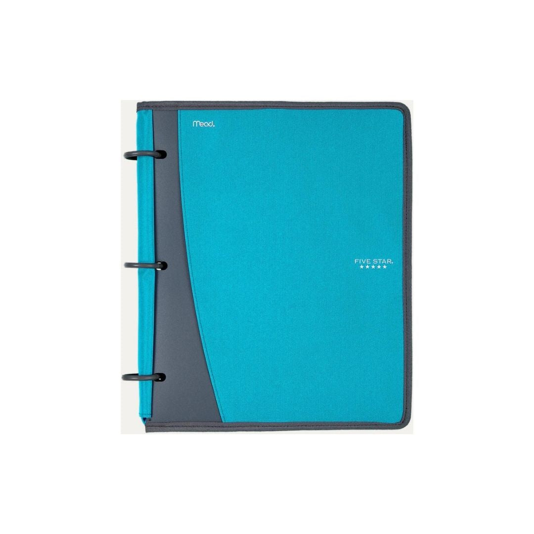 CARPETAS 1" C/ZIPPER FIVE STAR PAQ. 6