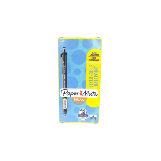BOLIGRAFOS INKJOY 300 RT 12/1 NEGRO PAQ. 12