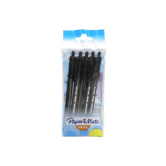 BOLIGRAFOS INKJOY 100 RT  5/1 NEGRO BL PAQ. 10