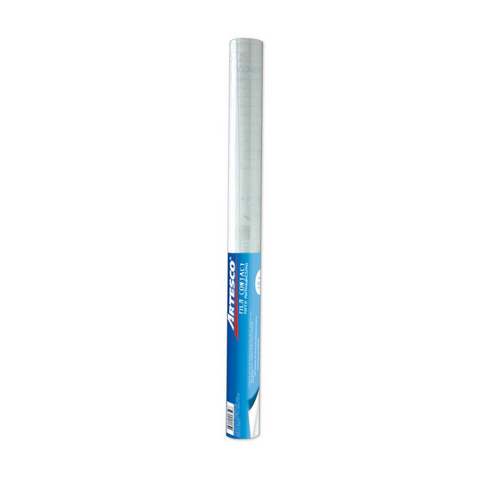 PAPEL ADHESIVO P/FORRAR 18" X  3Mts Clear PAQ. 48
