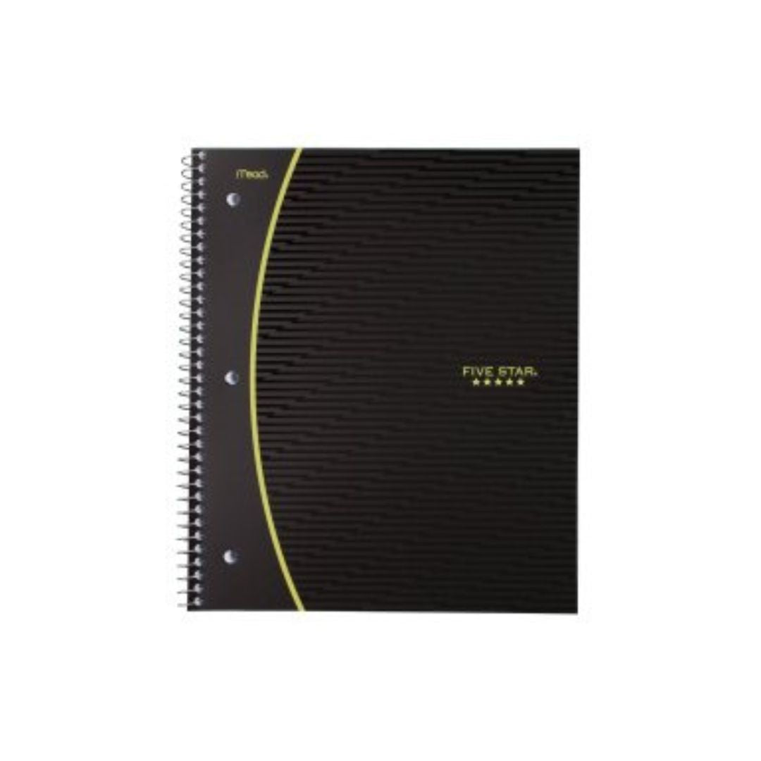 CUADERNO EN ESP. FIVE STAR  100 HOJAS PAQ. 12