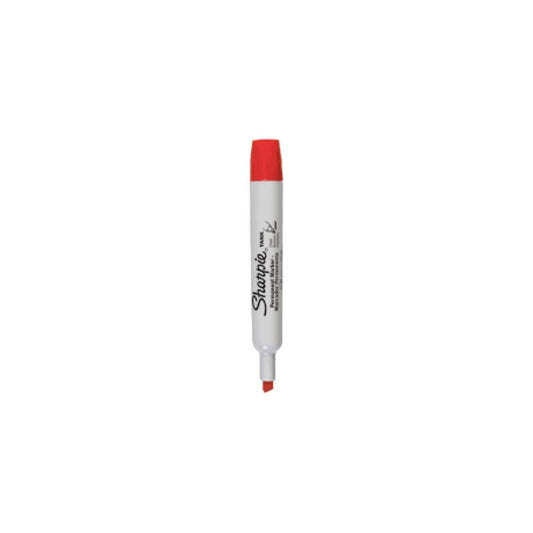 MARCADOR PERMANENTE SHARPIE TANK ROJO PAQ. 12