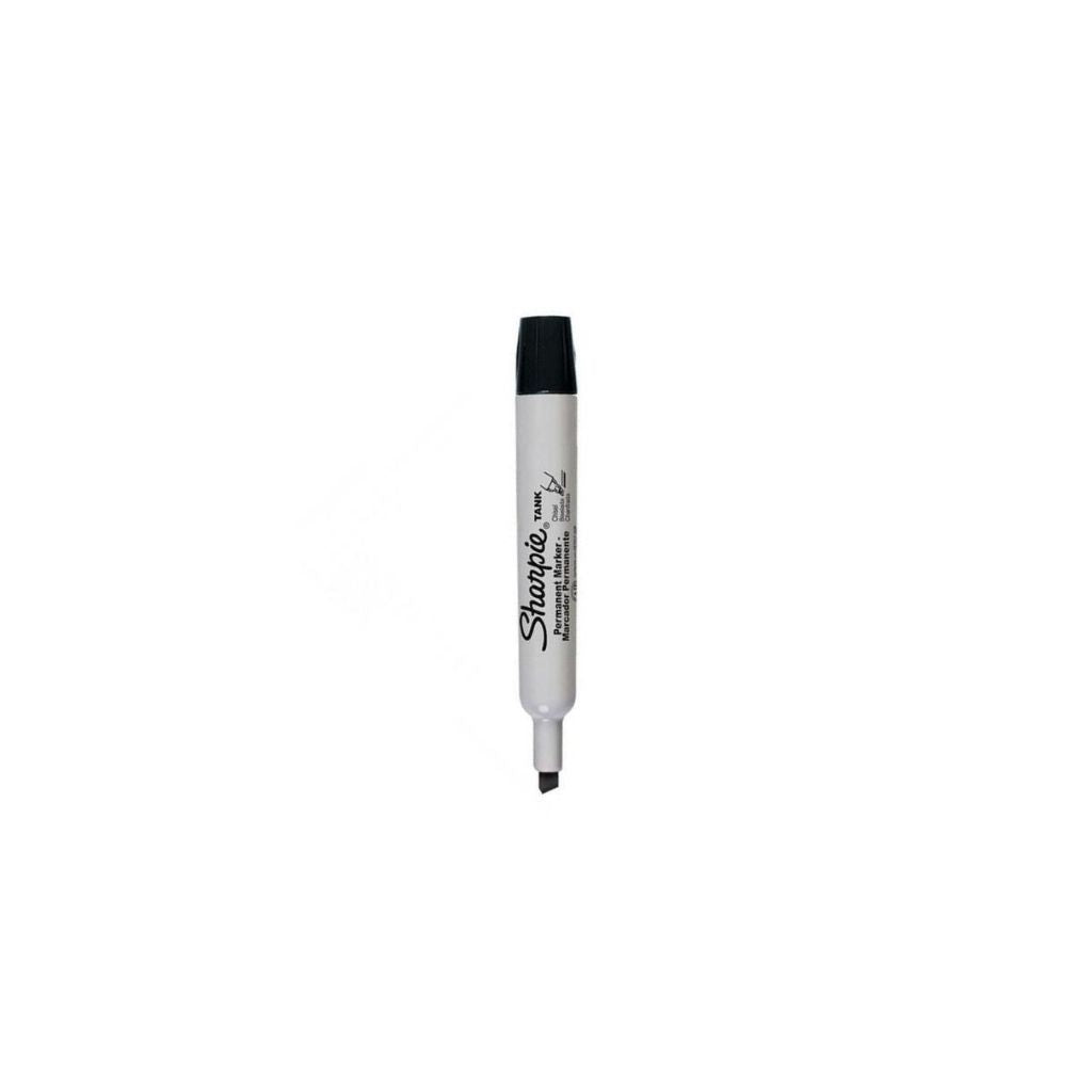 MARCADOR PERMANENTE SHARPIE TANK NEGRO PAQ. 12