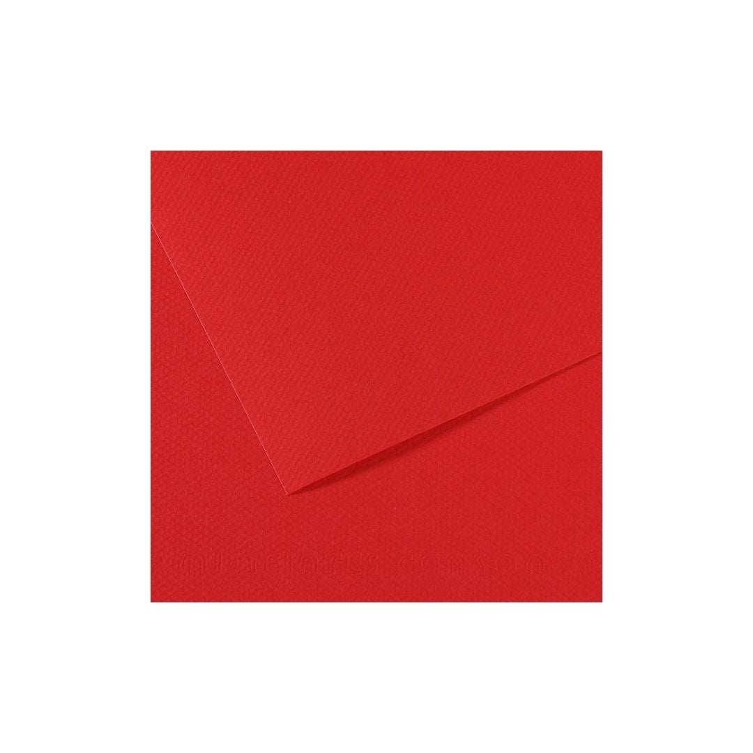 PAPEL MI-TEINTES (50 X 65 cm)ROJO VIVO PAQ. 25