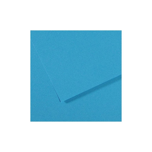 PAPEL MI-TEINTES (50 X 65 cm)AZUL TURQUESA PAQ. 25