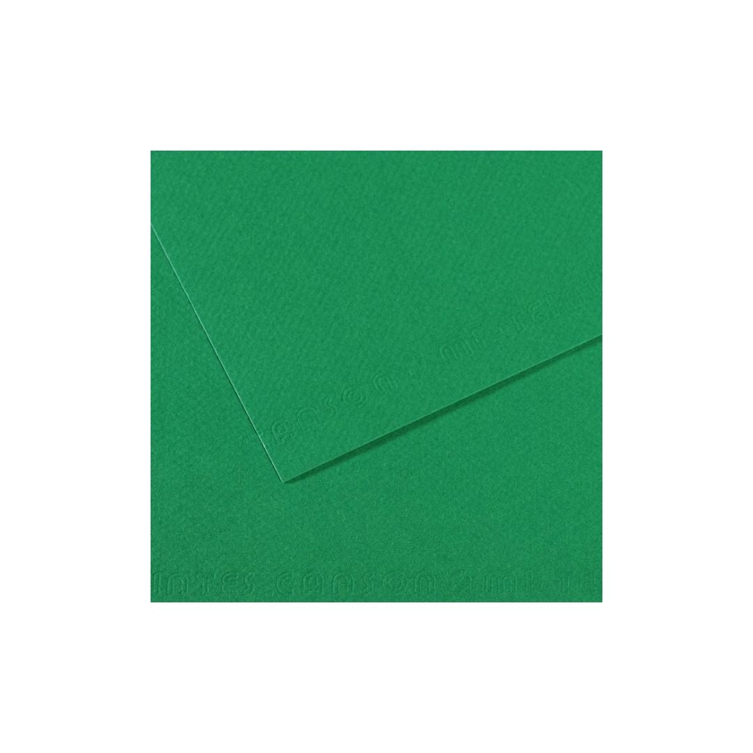 PAPEL MI-TEINTES (50 X 65 cm)VERDE BILLAR PAQ. 25