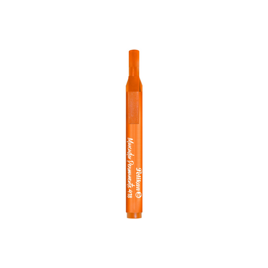 MARCADOR PERMANENTE LARGO  NARANJA PAQ. 10