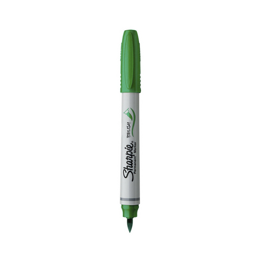 FELPAS PERMANENTE SHARPIE BRUSH TIP VERDE PAQ. 12
